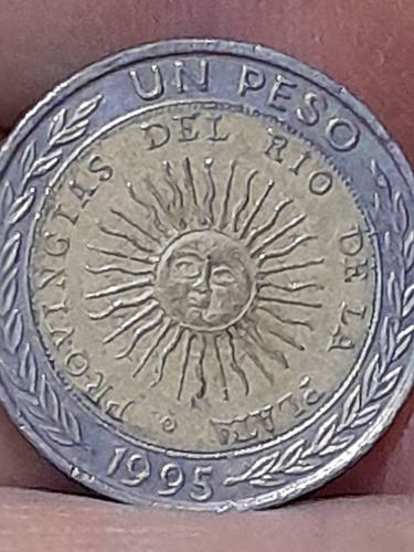 Moneda Argentina 1 Peso Error Provingias Año 1995 !!!!