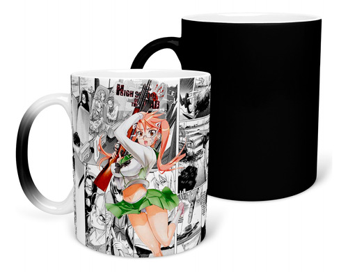 Highschool Of The Dead Taza Mágica Anime Personalizada Mod8