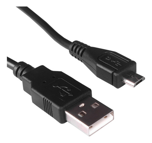 Cabo Usb 2.0 A Macho X Micro Usb 5 Pinos De 1 Metro Cor Preto