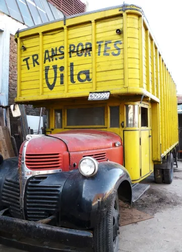 Camión Dodge Mudanzas Año 1947 Pieza De Colección - Museo