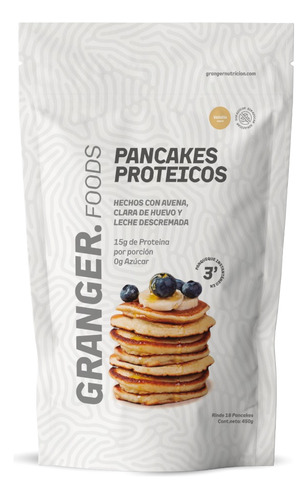 Pancakes Proteico X450gr Merienda Sana Proteina Desayuno