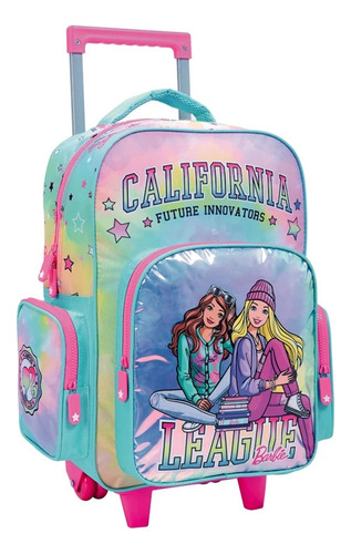 Mochila Carro Barbie California 17 Pulgadas Carrito