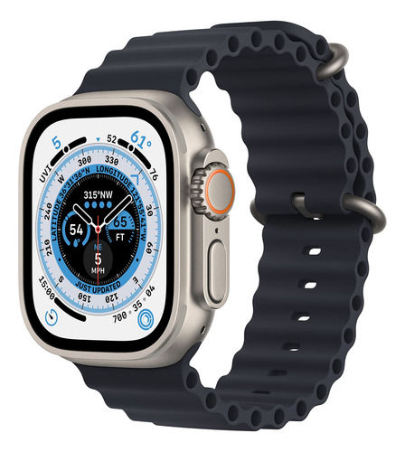 Funda Titanio Apple Watch Ultra Gps Cellular Talla Única Ren Color De La Caja Diseño De La Malla Color De La Malla Color Del Bisel