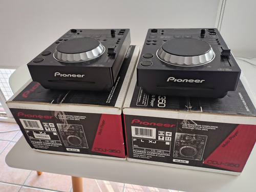Pioneer Cdj 350 Mixer Pioneer Djm 250 Mk2 Impecable Negro (Usado)