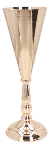 Vaso De Ferro Forjado Dourado, Estilo Europeu, Decorativo Re