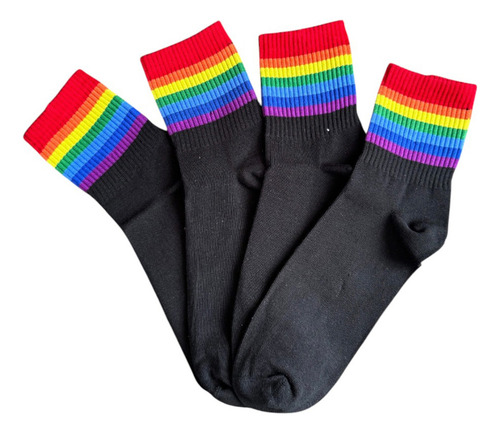 Waa Tin Largo Rayas Orgullo Gay Lgbt Arcoiris 23-26 Cm 1