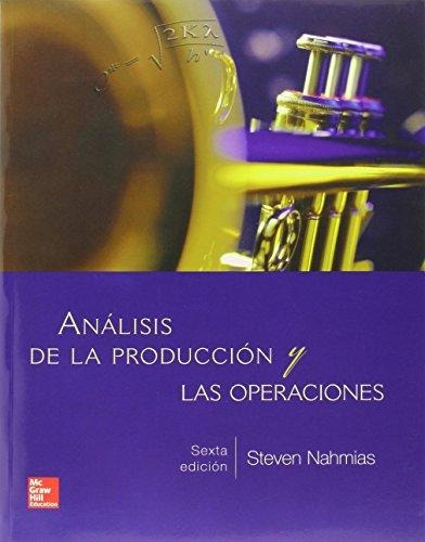 Analisis De La Produccion Y Las Operaciones (6ta.edicion)