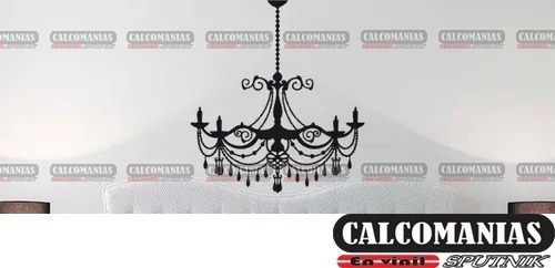 Vinilo Decorativo Lampara Candelabro