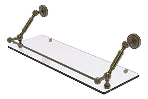 Allied Brass Dt-1-24-gal Dottingham Estante Flotante De Vidr