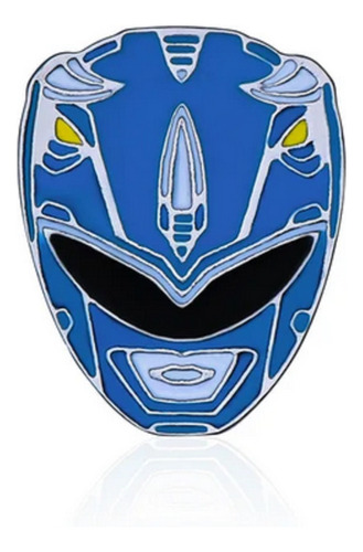 Power Rangers - Pin Medalla Blue Ranger Broche Amigos 01