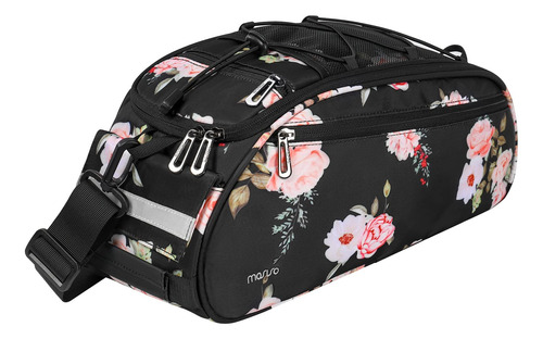 Mosiso Bolsa Para Portabicicletas, Peony Impermeable Para Ma