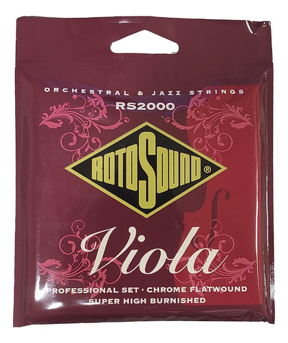 Cuo Encordado Para Viola 4/4 Rotosound Rs2000