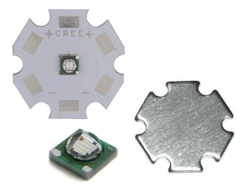 Led 3w Ultra Violeta Uv 365nm Pwl20