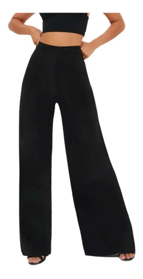 Pantalon Palazzo Negro | Paris.cl