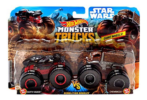 Hot Wheels Monster Trucks Demolición Dobles Edición Star War