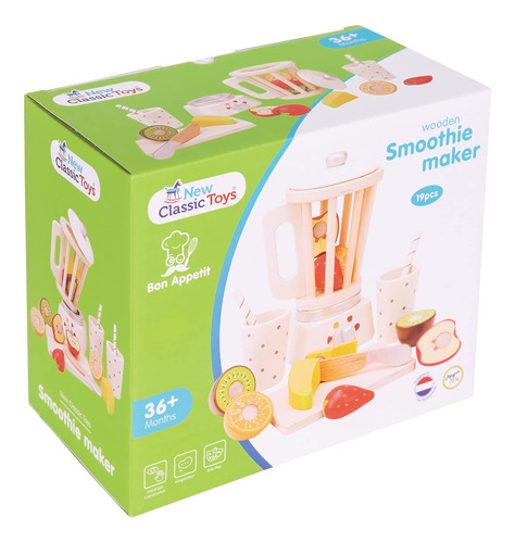 Juego De Batido De Madera Juguete Educativo Simulación Cocin