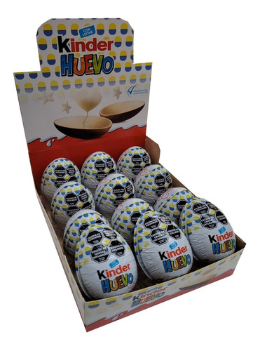Kinder Huevo Pack X 12un - Cioccolato Tienda De Dulces