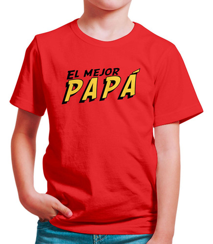 Polo Niño El Mejor Papá (d0117 Boleto.store)