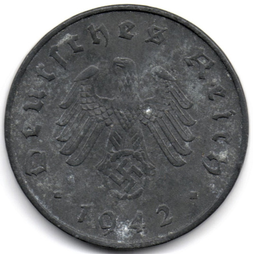 Alemania 10 Reichspfennig 1942 A Tercer Reich