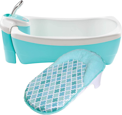 Bañera Para Bebe Spa Hidromasaje De Lujo Azul