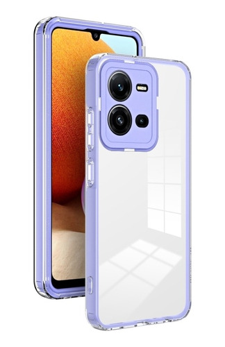 Funda De Teléfono Tpu + Pc Para Vivo V25 5g/v25e 4g