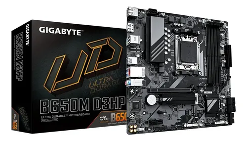Placa Mãe Gigabyte Amd Am5 B650m Ultra D3hp 4xddr5 Matx Preto