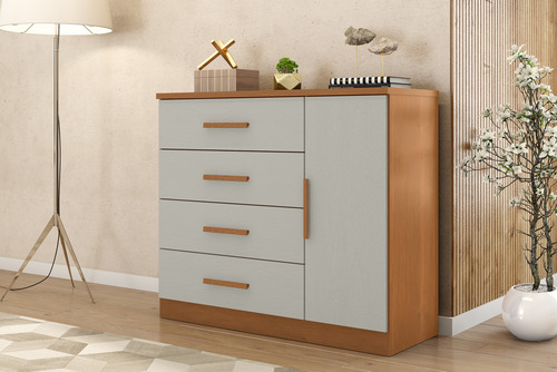 Cajonera Zapatera Genova 4 Cajones + Puerta - Kidscool