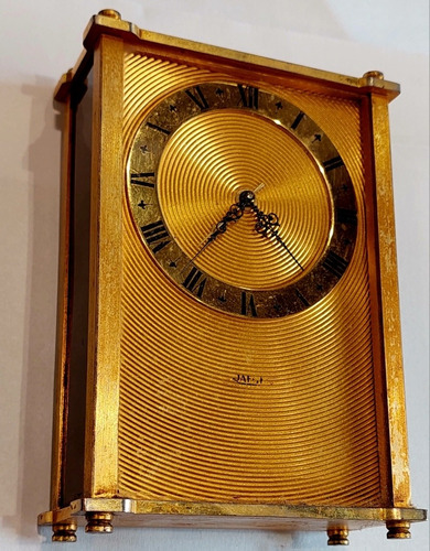 Reloj Jaeger Alarma Soneria Musical Cuerda De Escritorio 