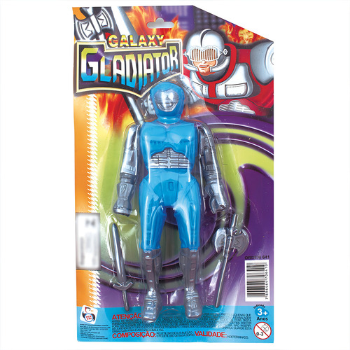 Coleção Super Heróis Boneco Galaxy Pica Pau Brinquedos