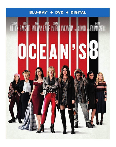 Blu Ray Oceans 8 Dvd Original  