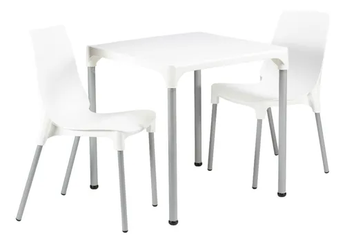 Mesa Lupe Mas Dos Sillas Lola Exterior Quincho Cocina
