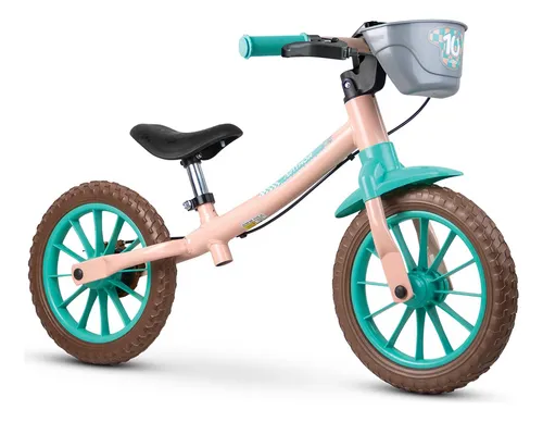Bicicleta Equilíbrio Infantil Sem Pedal Nathor Aro12 Balance