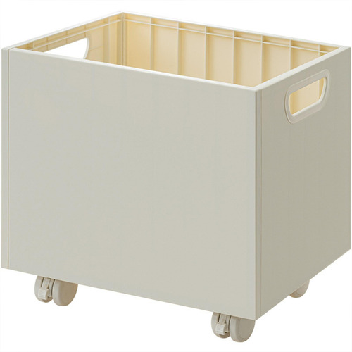 Caja De Almacenamiento De Libros Apilable Con Ruedas,