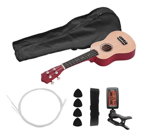 Ukulele Soprano Acústico De Colores 21 Pulgadas
