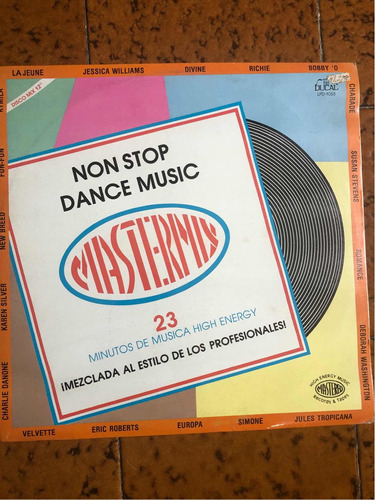 Disco Lp Mastermix Non Stop Dance Vinilo Music High Energy 