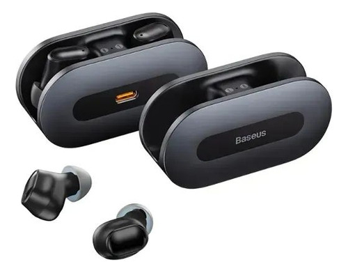 Miniauriculares inalámbricos Bluetooth Baseus Bowie Ez10, color negro