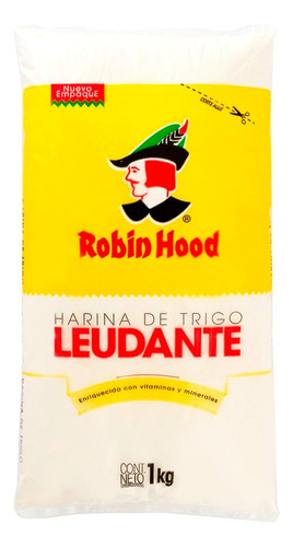 Harina De Trigo Leudante Robin Hood 1kg 6180 1.47 Ml.