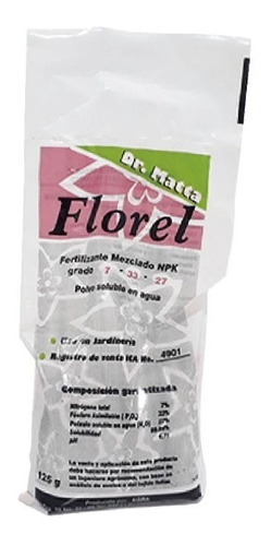 Florel Foliar Dr Matta X 125g - Unidad A $8282