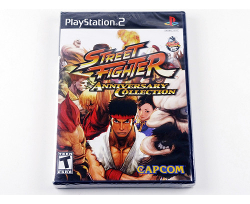 Street Fighter Anniversary Collection Playstation 2 Lacrado