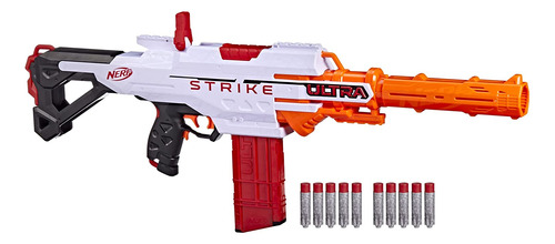 Nerf Ultra Strike Pistola Motorizada, 10 Dardos Accustrike U