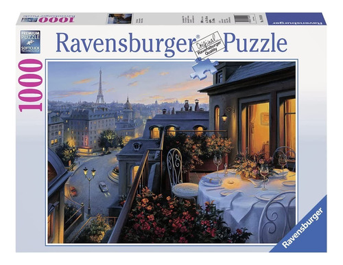 19410 Balcon Vista París Rompecabezas Ravensburger 1000 Pzas