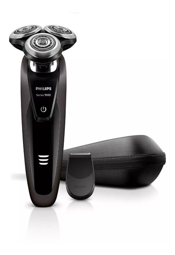 Afeitadora Philips Shaver S9031/13 Recargable Tio Musa Color Negro