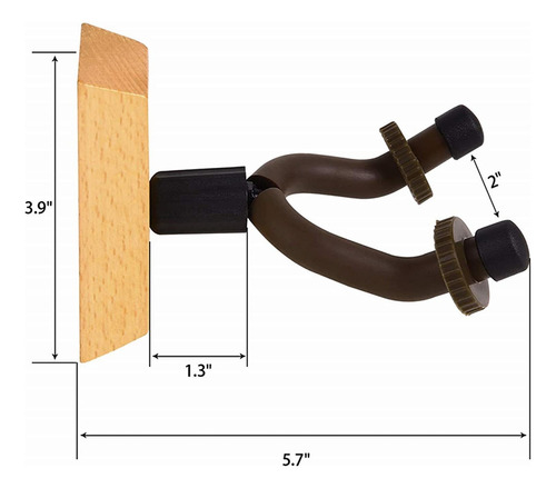4 Pcs Colgador De Pared Para Guitarra Soporte Para Guitarra