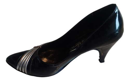 Zapatos De Mujer Charol Negro Talle 35 P/uso