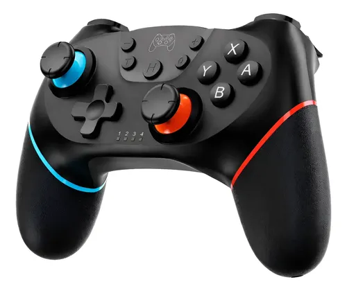 Controle Para Nitendo Switch Pro Bluetooth Wireless Vibração Preto R