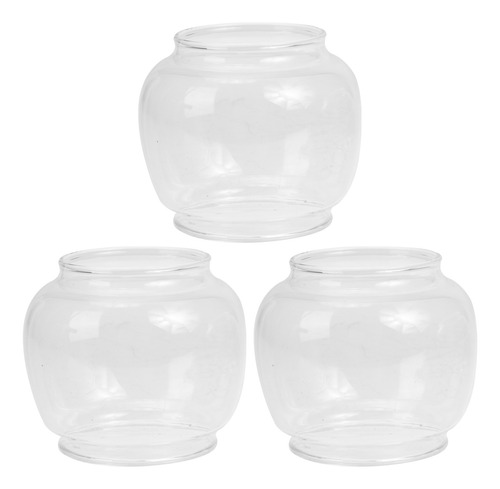 Lámpara De Aceite Simple De Vidrio, Hecha A Mano, 3 Pantalla