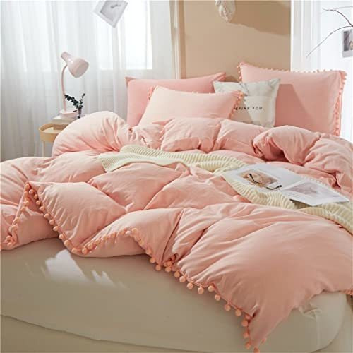 Funda Nórdica Queen Size 100% Microfibra Lavada 3pcs - Rosa