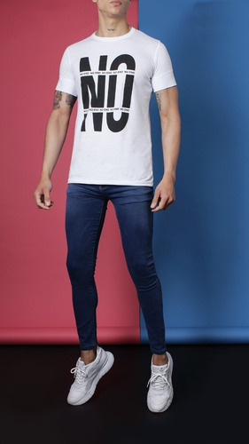 Imagen 3 de 4 de Remera Estampada No End No End No End Hombre 37224