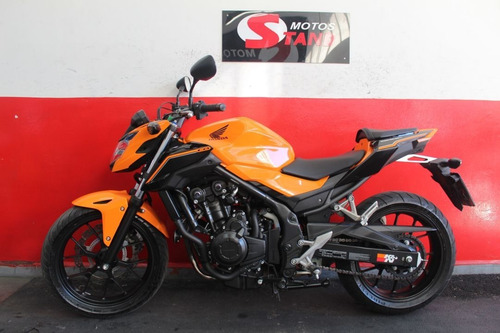 Imagem 4 de 11 de Honda Cb 500 F 500f Cb500f Abs 2019 Laranja