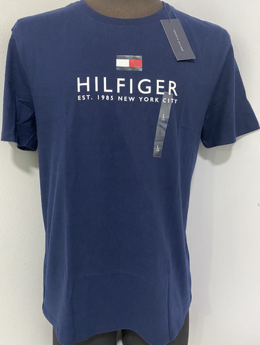 Camiseta Tommy Hilfiger Estampado Cuello Redondo 100% Orig 